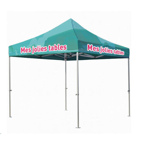 Toit imprimé pour tente 3x3 ou 3x6 - Mes Jolies Tables