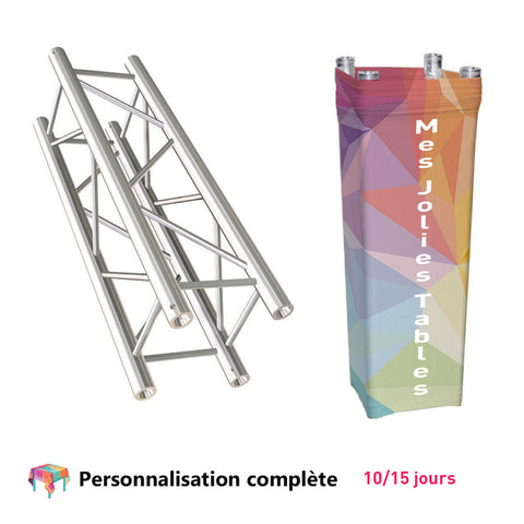 Housse Truss Carrée 100% Imprimée - Mes Jolies Tables