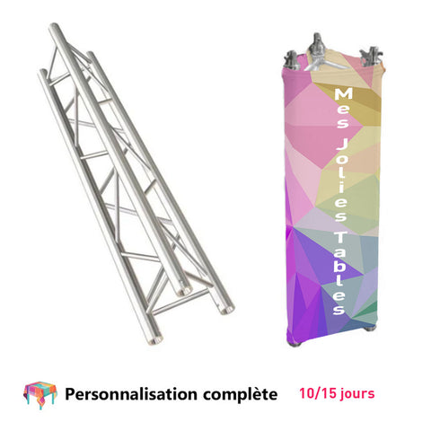 Housse Truss Triangulaire 100% Imprimée - Mes Jolies Tables