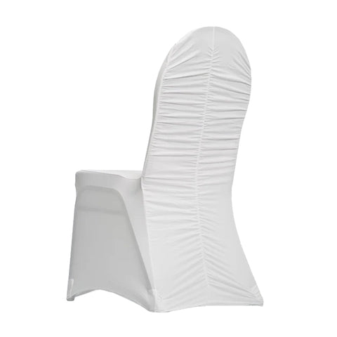 Housse de Chaise Dos Plissée - Tissu Lycra Premium 210g/m² - Mes Jolies Tables
