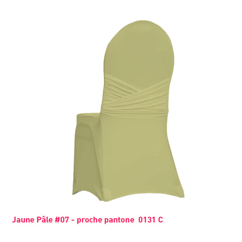 Housse de Chaise Noeud Froissé - Mes Jolies Tables
