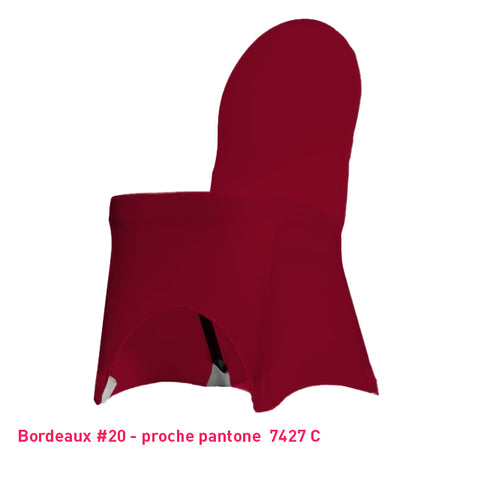 Housse de Chaise Universelle - Tissu Lycra Premium 210g/m² - Mes Jolies Tables