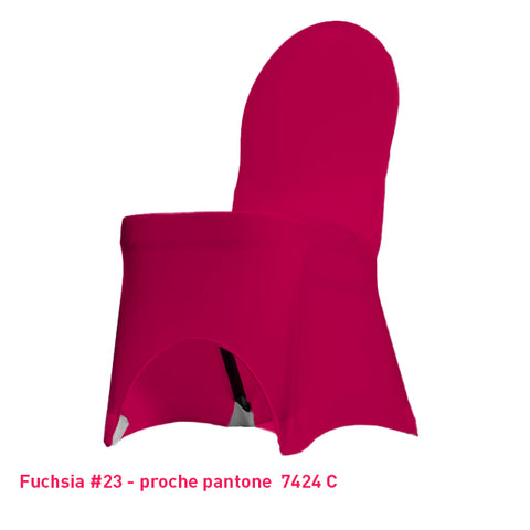 Housse de Chaise Universelle - Tissu Lycra Premium 210g/m² - Mes Jolies Tables