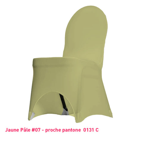 Housse de Chaise Universelle - Tissu Lycra Premium 210g/m² - Mes Jolies Tables