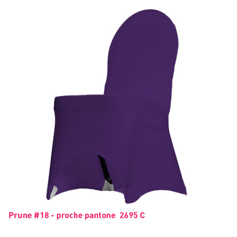 Housse de Chaise Universelle - Tissu Lycra Premium 210g/m² - Mes Jolies Tables