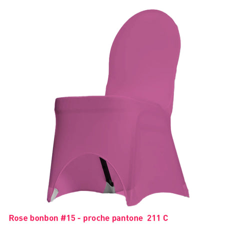 Housse de Chaise Universelle - Tissu Lycra Premium 210g/m² - Mes Jolies Tables