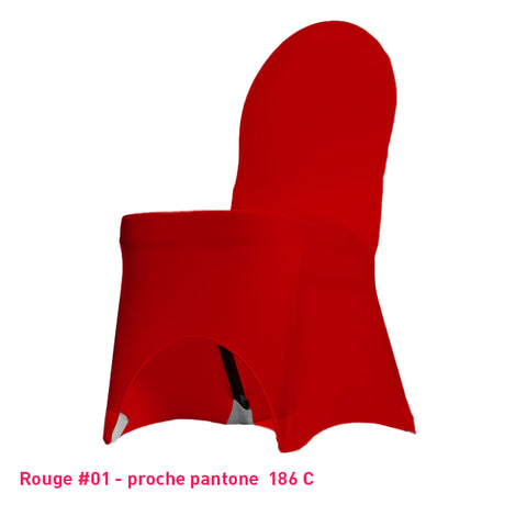 Housse de Chaise Universelle - Tissu Lycra Premium 210g/m² - Mes Jolies Tables