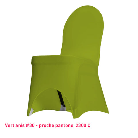 Housse de Chaise Universelle - Tissu Lycra Premium 210g/m² - Mes Jolies Tables