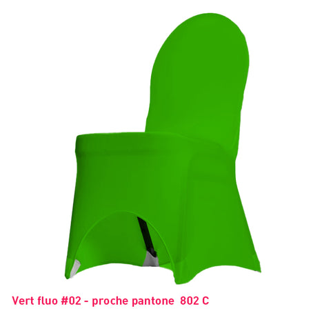 Housse de Chaise Universelle - Tissu Lycra Premium 210g/m² - Mes Jolies Tables
