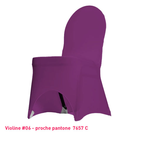 Housse de Chaise Universelle - Tissu Lycra Premium 210g/m² - Mes Jolies Tables