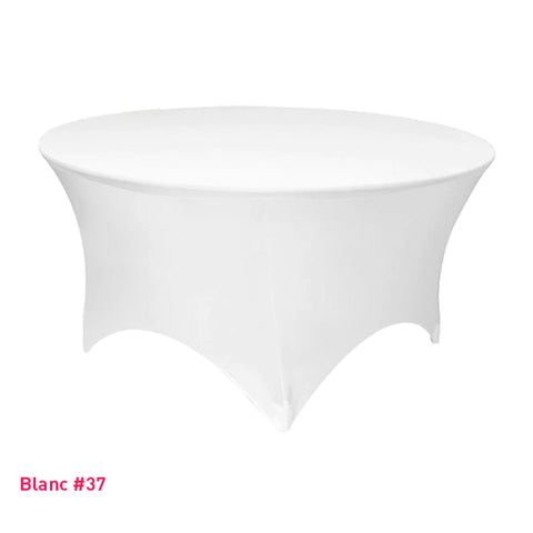 Housse Tendue pour Table Ronde - Mes Jolies Tables