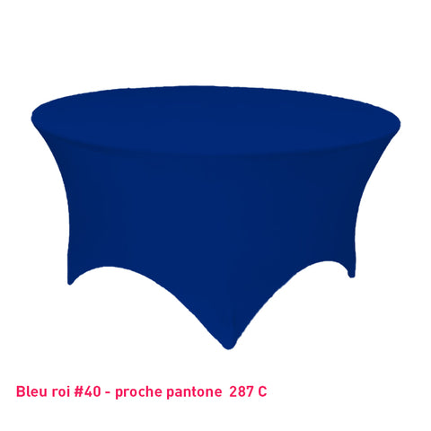 Housse Tendue pour Table Ronde - Mes Jolies Tables