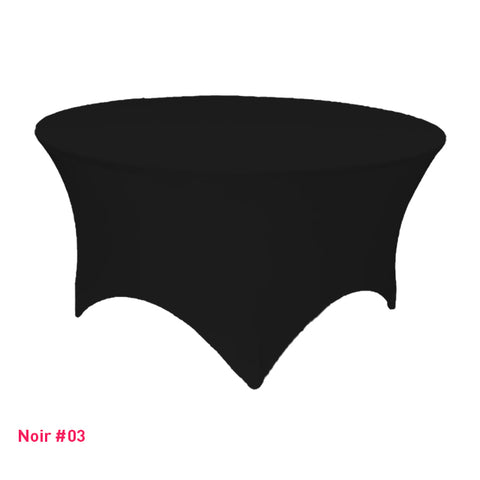 Housse Tendue pour Table Ronde - Mes Jolies Tables