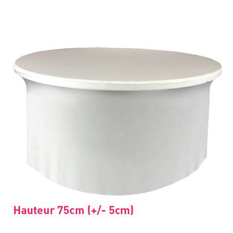 Housse Tombante Simple pour Table Ronde - Mes Jolies Tables