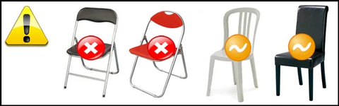Housse de Chaise Noeud Froissé - Mes Jolies Tables