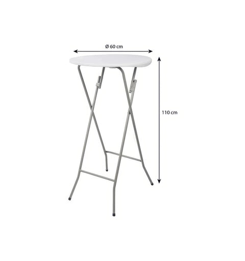 Mange-Debout h110 ⌀60cm pliant - Mes Jolies Tables