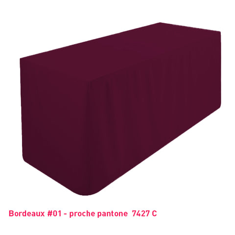 Nappe Tombante Simple pour Buffet Rectangulaire - Mes Jolies Tables