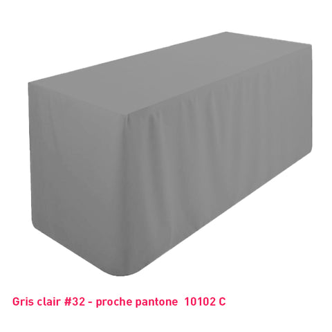 Nappe Tombante Simple pour Buffet Rectangulaire - Mes Jolies Tables