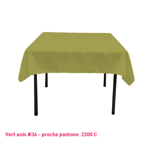 Nappe Carré 100% Polyester - Mes Jolies Tables