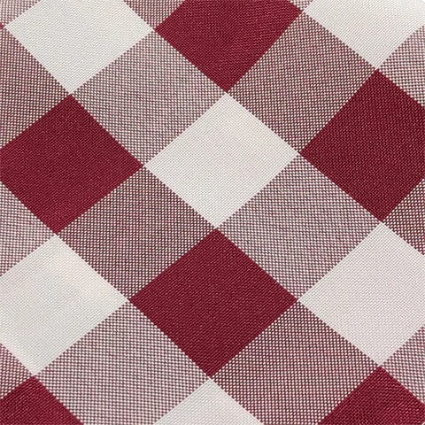 Nappe Vichy Bordeaux