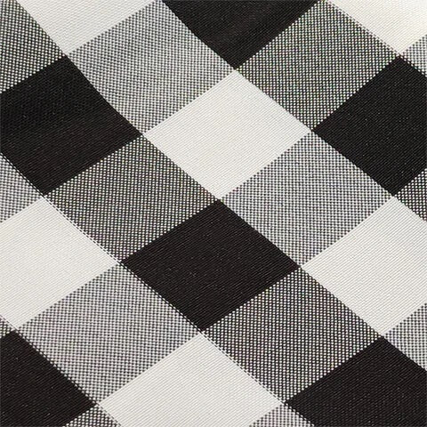 Nappe vichy noire