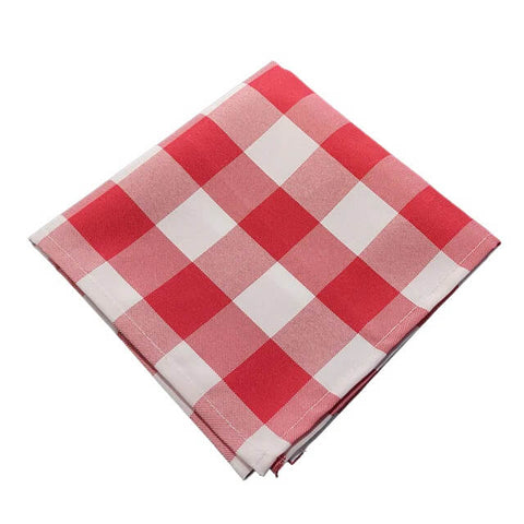 Serviette Vichy rouge
