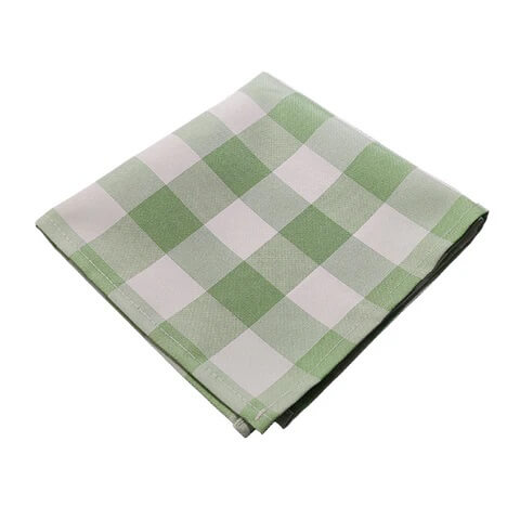 Serviette Vichy vert clair