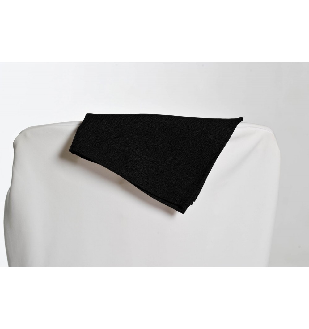 Serviette noire 100% polyester