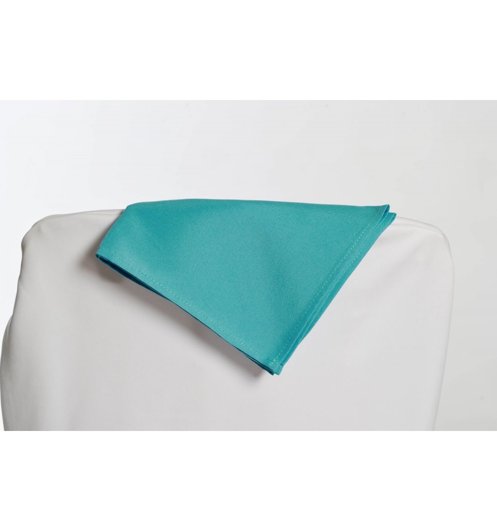 Serviette bleu turquoise 100% polyester