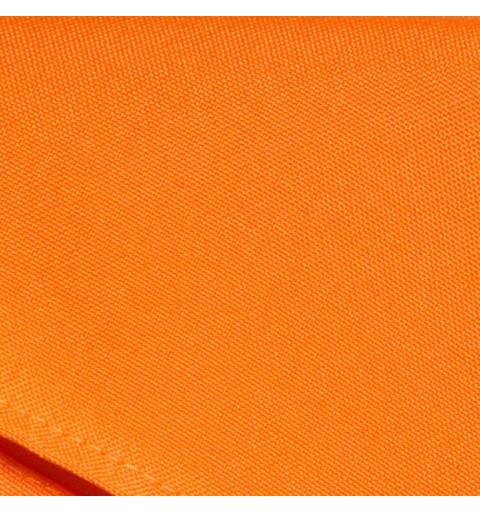 Nappe rectangulaire orange 100% polyester