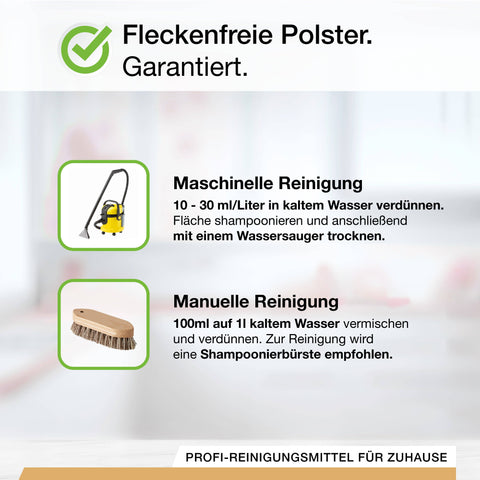 Nettoyant pour textiles et tissus BioHy de qualité supérieure, 10 litres