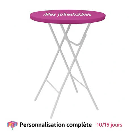 Impression de housse plateau de mange debout