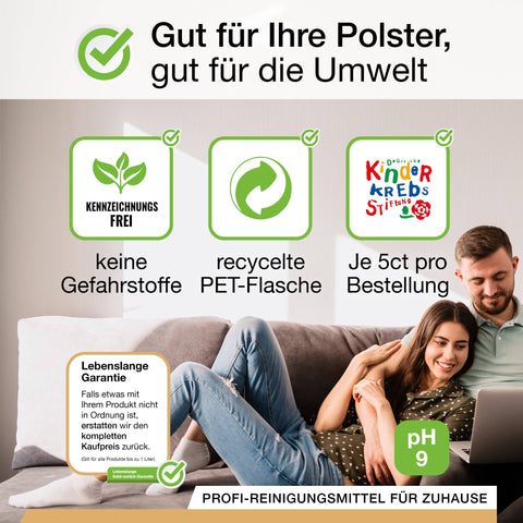 Nettoyant pour textiles et tissus BioHy de qualité supérieure, 1 litre
