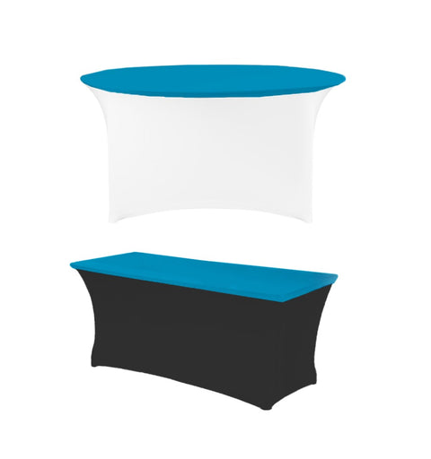 Housse de plateau de table bleu ciel