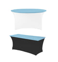 Housse de plateau de table bleu pastel