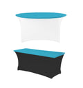 Housse de plateau de table bleue