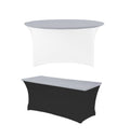 Housse de plateau de table gris clair