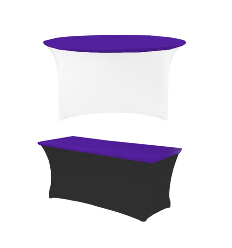 Housse de plateau de table prune