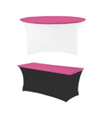 Housse de plateau de table rose bonbon