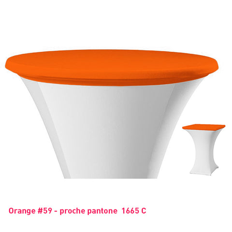 Dessus de mange-debout orange