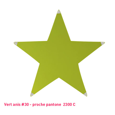 Étoile voile en lycra - 5 branches - Mes Jolies Tables