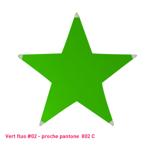 Étoile voile en lycra - 5 branches - Mes Jolies Tables