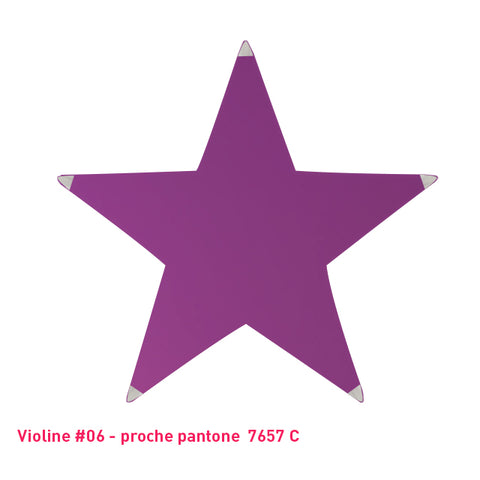 Étoile voile en lycra - 5 branches - Mes Jolies Tables