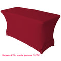 Housse Tendue pour Buffet Rectangulaire - Mes Jolies Tables