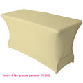 Housse Tendue pour Buffet Rectangulaire - Mes Jolies Tables