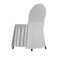 Housse de Chaise avec Juponnage - Tissu Lycra Premium 210g/m² - Mes Jolies Tables