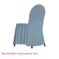 Housse de Chaise avec Juponnage - Tissu Lycra Premium 210g/m² - Mes Jolies Tables