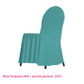 Housse de Chaise avec Juponnage - Tissu Lycra Premium 210g/m² - Mes Jolies Tables