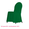Housse de Chaise avec Juponnage - Tissu Lycra Premium 210g/m² - Mes Jolies Tables