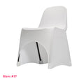 Housse de Chaise Basse - Tissu Lycra Premium 210g/m² - Mes Jolies Tables